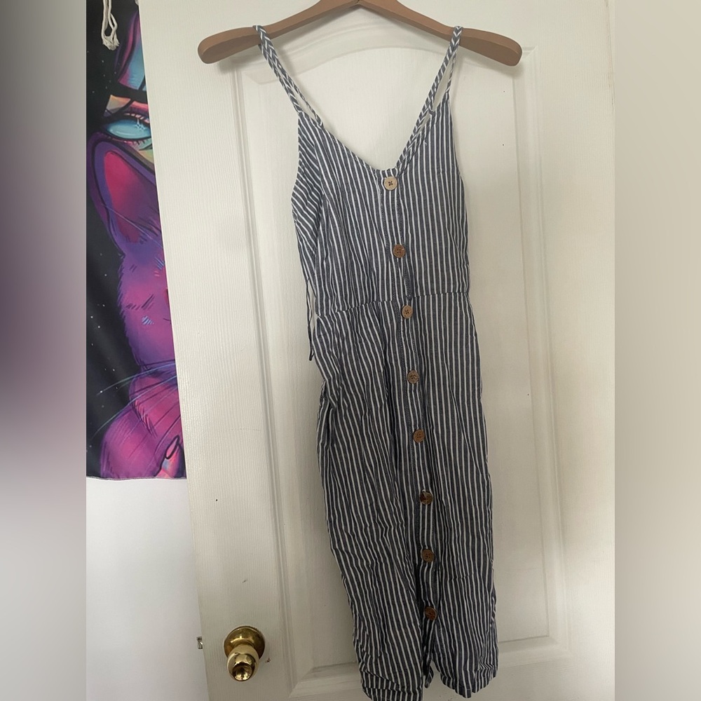 Denim Women Striped Dress